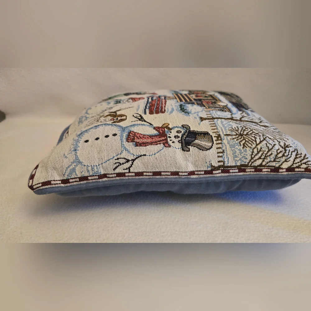 Winter Wonderland Snowman Pillow